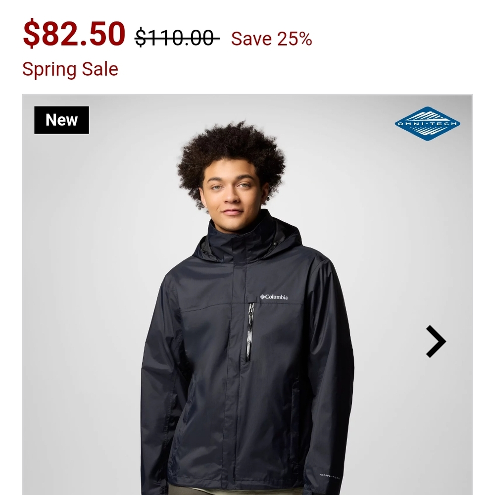 Columbia Men's Rain Jacket